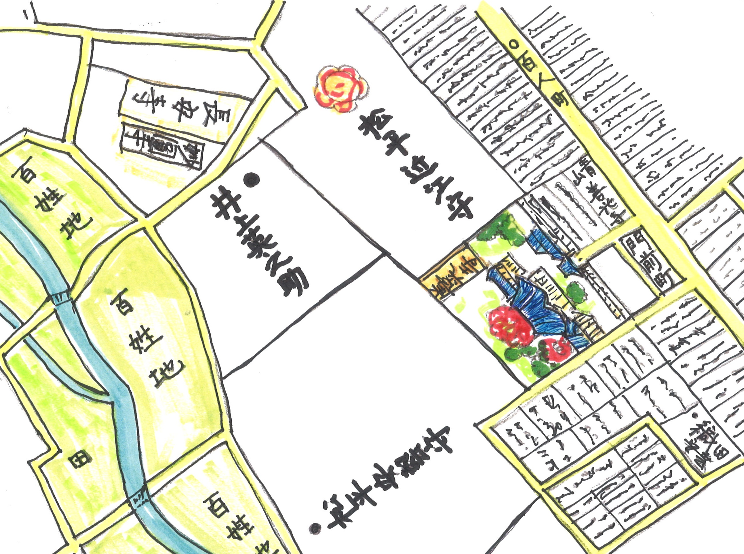 お江戸青山の古地図散歩 | カシミヤニットのカスタムオーダー UTO
