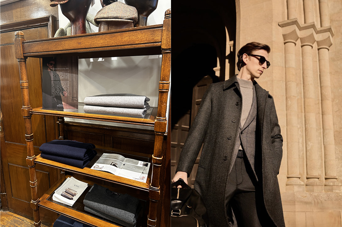 岩手から世界へ】英国・王室御用達の紳士服店「ハンツマン」で販売